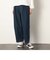 デニムワイドテーパードパンツ