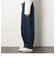 デニムワイドテーパードパンツ