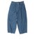 デニムワイドテーパードパンツ