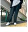 タックテーパードパンツ
