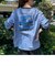 バックプリントワイド長袖クルーネックＴシャツ