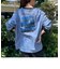 バックプリントワイド長袖クルーネックＴシャツ