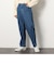 ツートーン デニムテーパードパンツ