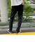 裏起毛レーヨンナイロンストレッチツイル スキニーパンツ