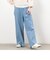 デニム ワイドパンツ