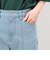 ストレッチデニム スリットフレアパンツ