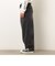 ストレッチデニムワイドテーパードパンツ