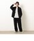 カットコール タックテーパードパンツ