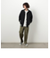 デニム ラインリブ ブルゾン