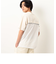 バックロゴプリント 布帛切替 半袖Ｔシャツ