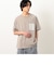 バックロゴプリント 布帛切替 半袖Ｔシャツ