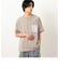 バックロゴプリント 布帛切替 半袖Ｔシャツ