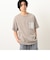 バックロゴプリント 布帛切替 半袖Ｔシャツ