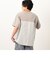 バックロゴプリント 布帛切替 半袖Ｔシャツ