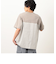 バックロゴプリント 布帛切替 半袖Ｔシャツ