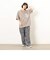 バックロゴプリント 布帛切替 半袖Ｔシャツ