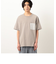 バックロゴプリント 布帛切替 半袖Ｔシャツ