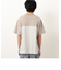 バックロゴプリント 布帛切替 半袖Ｔシャツ