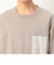 バックロゴプリント 布帛切替 半袖Ｔシャツ