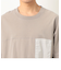 バックロゴプリント 布帛切替 半袖Ｔシャツ
