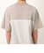 バックロゴプリント 布帛切替 半袖Ｔシャツ