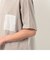 バックロゴプリント 布帛切替 半袖Ｔシャツ