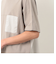 バックロゴプリント 布帛切替 半袖Ｔシャツ