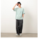 バックロゴプリント 布帛切替 半袖Ｔシャツ
