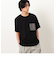 バックロゴプリント 布帛切替 半袖Ｔシャツ