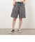 コットン アフリカン柄プリント ショートパンツ