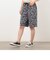 コットン アフリカン柄プリント ショートパンツ
