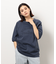 メッセージエンボス半袖ラグランＴシャツ