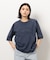 メッセージエンボス半袖ラグランＴシャツ