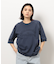 メッセージエンボス半袖ラグランＴシャツ