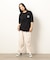 フロスト加工プリント半袖Ｔシャツ