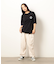 フロスト加工プリント半袖Ｔシャツ