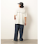布帛切り替えバックプリントＴシャツ