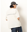布帛切り替えバックプリントＴシャツ