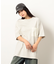 布帛切り替えバックプリントＴシャツ
