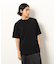 布帛切り替えバックプリントＴシャツ