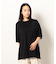 布帛切り替えバックプリントＴシャツ