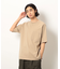 布帛切り替えバックプリントＴシャツ
