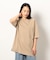 布帛切り替えバックプリントＴシャツ