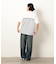 布帛切り替えバックプリントＴシャツ