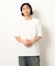 布帛切り替えバックプリントＴシャツ
