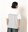 布帛切り替えバックプリントＴシャツ