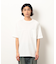 布帛切り替えバックプリントＴシャツ