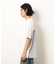 布帛切り替えバックプリントＴシャツ