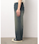 ライトオンスデニムタックワイドパンツ