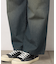 ライトオンスデニムタックワイドパンツ